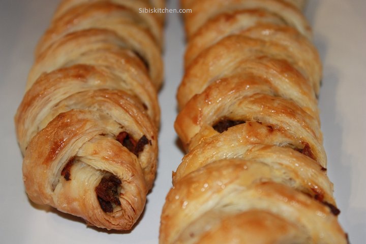 Kerala Beef Puffs in disguise