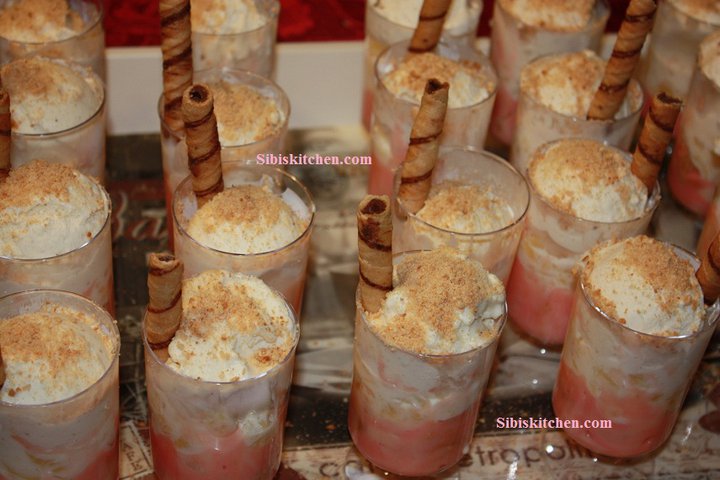 Strawberry Biscuit Pudding