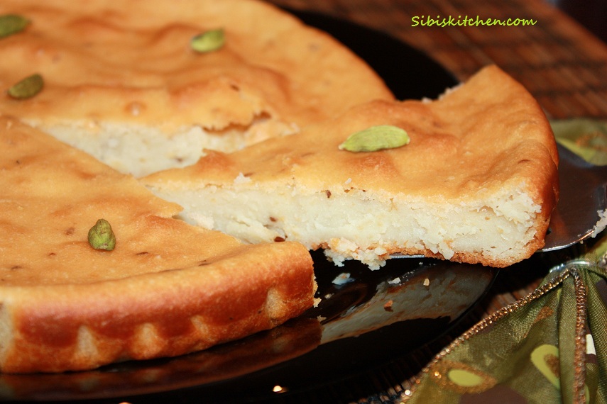 Eggless Shah Jeera and Cardamom Cake