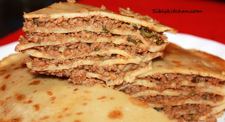 Athishaya Pathiri/ Athrippa Pathiri/ Layered Meat Pie