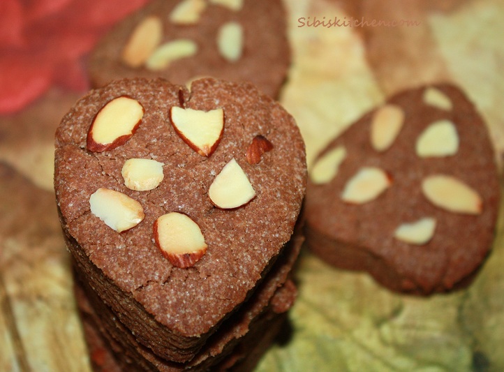 Chocolate Almond Cookies